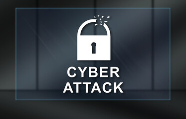 Concept of cyber attack