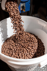 Professional coffee roasting process