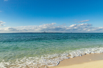 瀬底浜からの眺望
