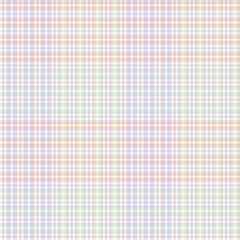 Rainbow Pastel Plaid textured Seamless Pattern