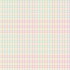 Rainbow Pastel Plaid textured Seamless Pattern