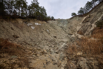 Images with the Praid Salt Mountain and Canyon, a nature reserve in Romania.