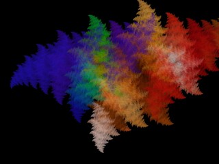 Imaginatory fractal background Image