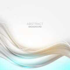 Abstract colored wavy background.Waves flow.Template for brochure, poster, advertisement, presentation, web design