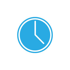 Flat Clock Icon