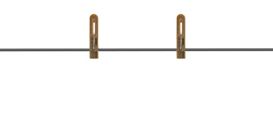 clothespins on rope