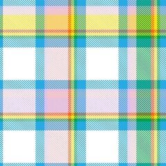 Rainbow Pastel Plaid textured Seamless Pattern