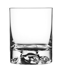 Empty glass isolated on a white background