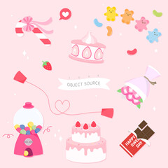 Object Illustration of Family Month Love