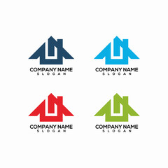 house logo icon design vector template