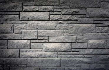 Stone wall background geometric texture
