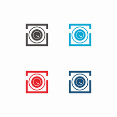 multimedia design logo icon vector template