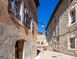 Fototapeta na wymiar Traditional Stone Houses in the village of Lacoste, Vaucluse, Provence, France