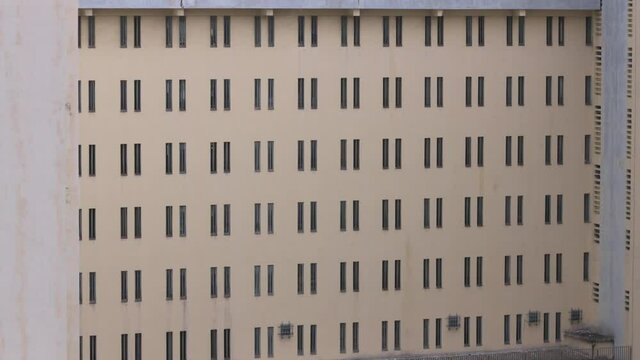 Male correctional penitentiary Lai Chi Kok Reception Centre cells are seen in Hong Kong.