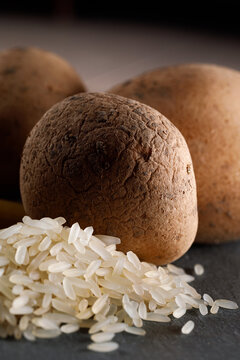 Kartoffeln und Reis