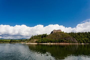 Czorsztyn castle in Pieniny Poland