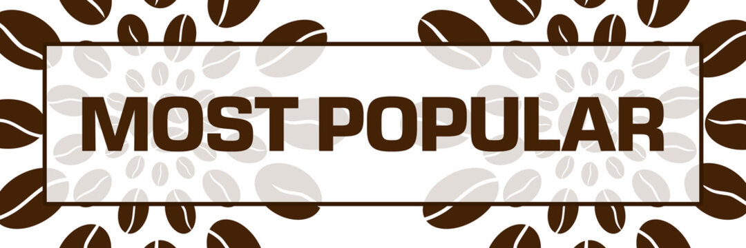 Most Popular Coffee Beans Circulars Left Right Box Text 