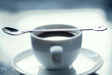 Tasse schwarzer Kaffee