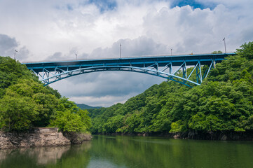 Fototapeta premium Doshi Bridge, Kanagawa-ken, Japan