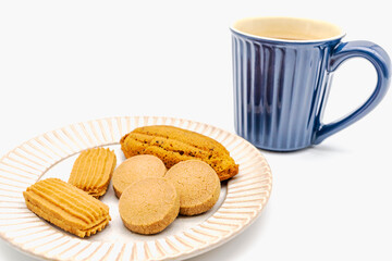 ホットドリンクと焼き菓子のティータイム