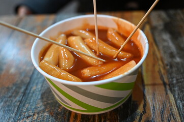 Korean culture food Tteokbokki