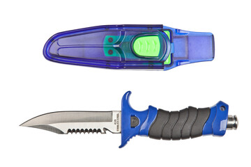 Diving Knife isolated on the white background