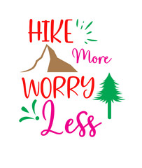 Hiking t shirt design