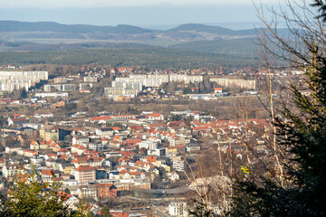 Naklejka premium Blick auf Ilmenau in Thüringen