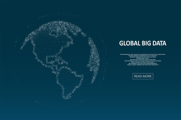 Technology image of globe