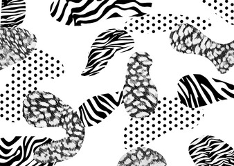abstract animal skin print
