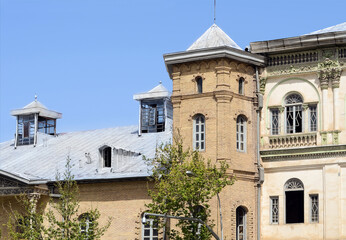 Fototapeta na wymiar Cossack old quarter building, Tehran, Iran