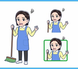 保育園で働く女性