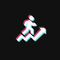 Financial Growth - 3D Effect