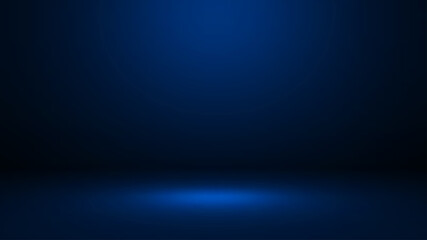 Empty blue color product showcase background, can use for background and product display