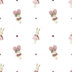 children's pattern toys bunnies donuts