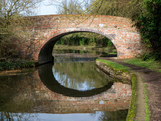 Bridge over the Grand Union Canal in Milton Keynes