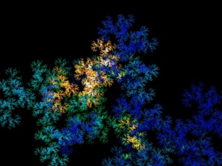 Imaginatory fractal background Image