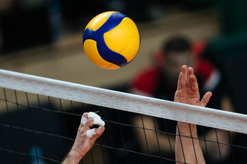 Volleyball action