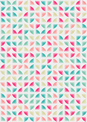 Abstract Geometric Pattern generative computational art illustration