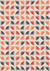 Abstract Geometric Pattern generative computational art illustration