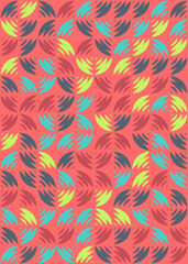 Abstract Geometric Pattern generative computational art illustration