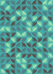 Obraz premium Abstract Geometric Pattern generative computational art illustration