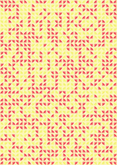 Abstract Geometric Pattern generative computational art illustration