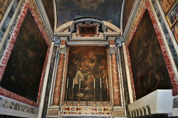 Napoli – Terza cappella sinistra della Chiesa del Gesù Vecchio