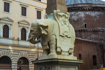 emblematic places for sightseeing in the city of Rome, Italy.