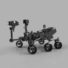 Mars robot perseverance 3d rendered illustration