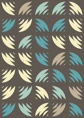 Abstract Geometric Pattern generative computational art illustration