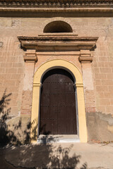 Fototapeta na wymiar entrance door of a church
