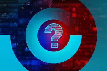 2d rendering question mark 