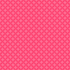 Abstract seamless pattern, geometric background made from circles, repeating elements, red wallpaper